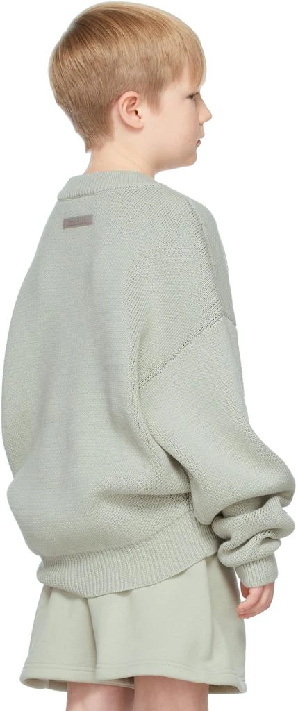 商品Essentials|SSENSE Exclusive Kids Green Pullover Sweater,价格¥436,第4张图片详细描述