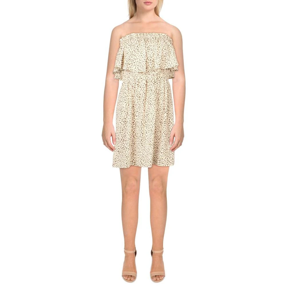 商品Lush|Lush Womens Animal Print Smocked Sundress,价格¥32,第1张图片