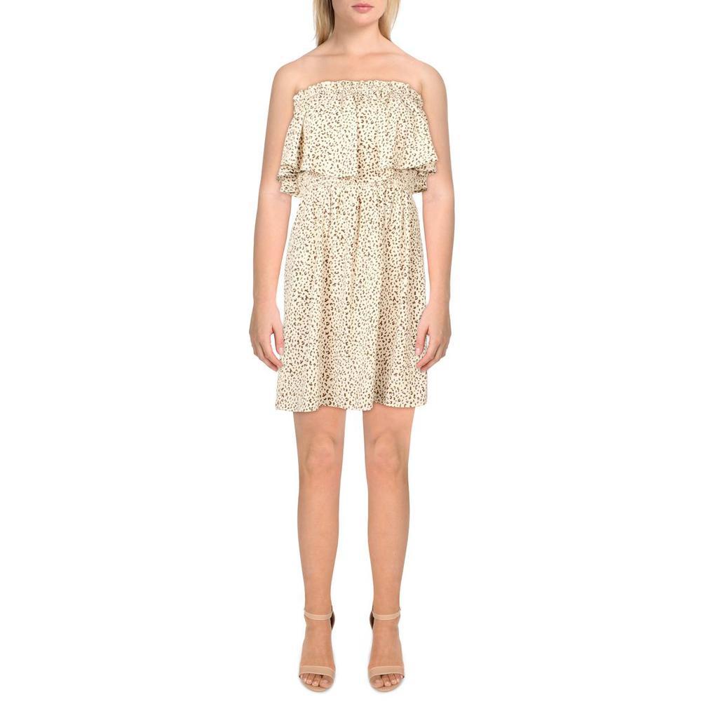 商品Lush|Lush Womens Animal Print Smocked Sundress,价格¥157,第1张图片