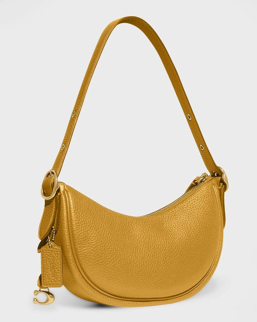 商品Coach|Luna Zip Pebble Leather Shoulder Bag,价格¥1059,第4张图片详细描述