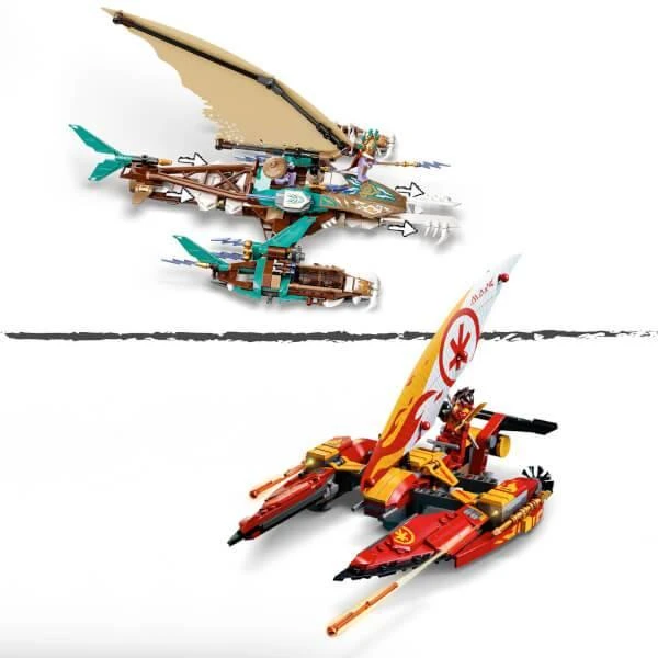 商品LEGO|LEGO NINJAGO: Catamaran Sea Battle Building Set (71748),价格¥528,第5张图片详细描述