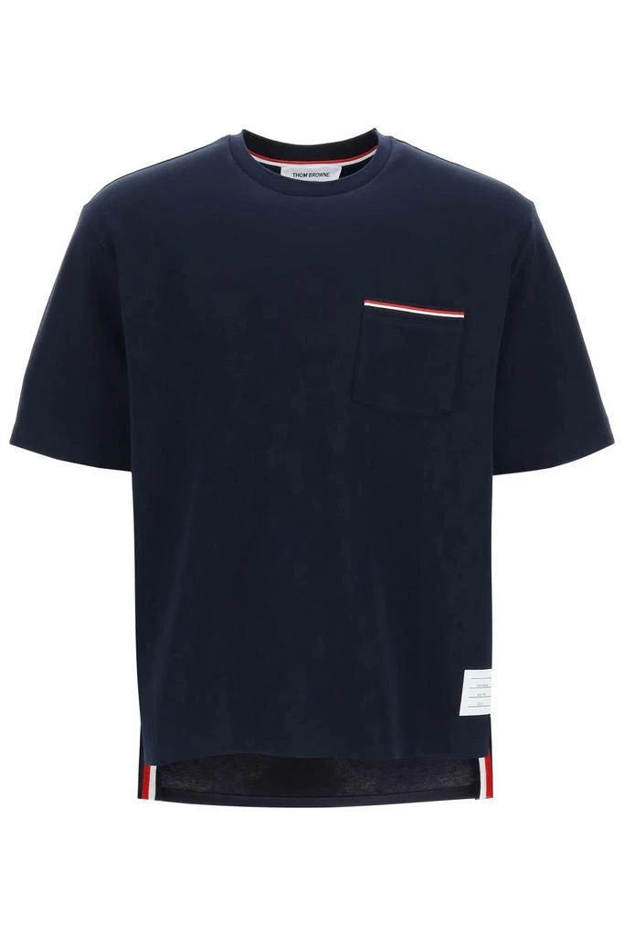 商品Thom Browne|Thom browne t-shirt with pocket,价格¥1828,第1张图片