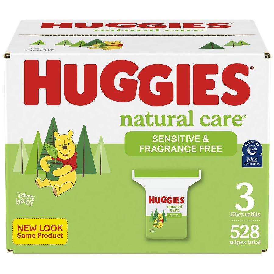 商品Huggies Natural Care|Sensitive Baby Wipes Unscented,价格¥141,第1张图片