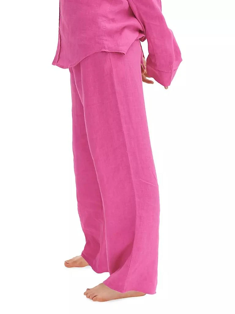 商品Desmond & Dempsey|Drawstring Linen Lounge Pants,价格¥967,第3张图片详细描述