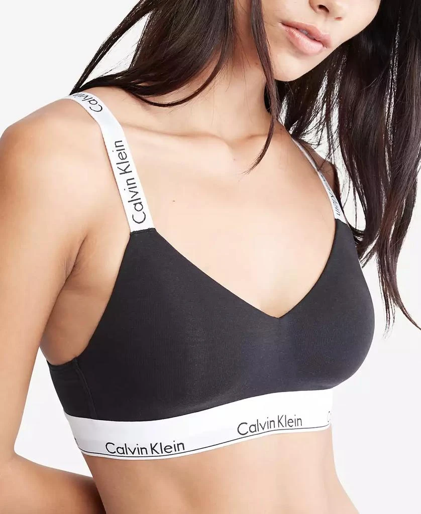 商品Calvin Klein|Women's Modern Lightly Lined Bralette QF7059,价格¥192,第4张图片详细描述