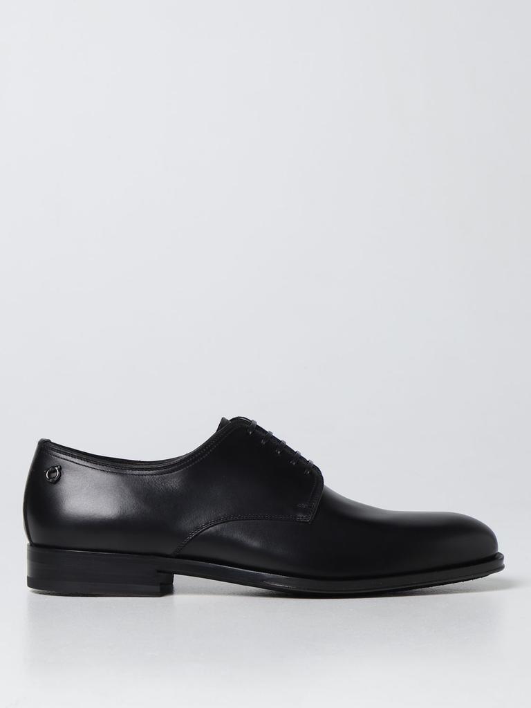 Salvatore Ferragamo Pershore leather derby shoes商品第1张图片规格展示