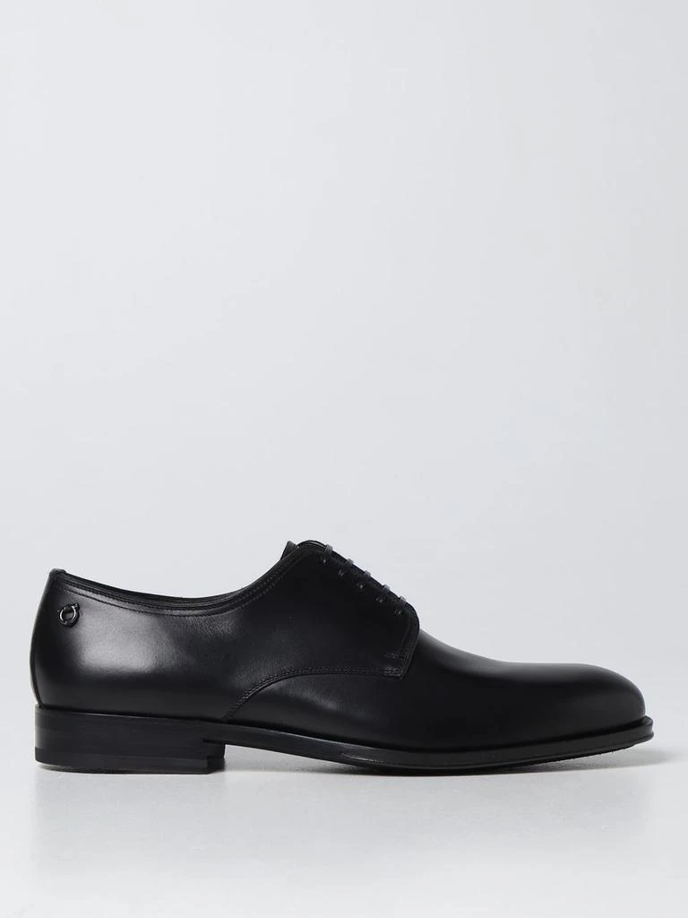 商品Salvatore Ferragamo|Ferragamo Pershore leather derby shoes,价格¥3379,第1张图片