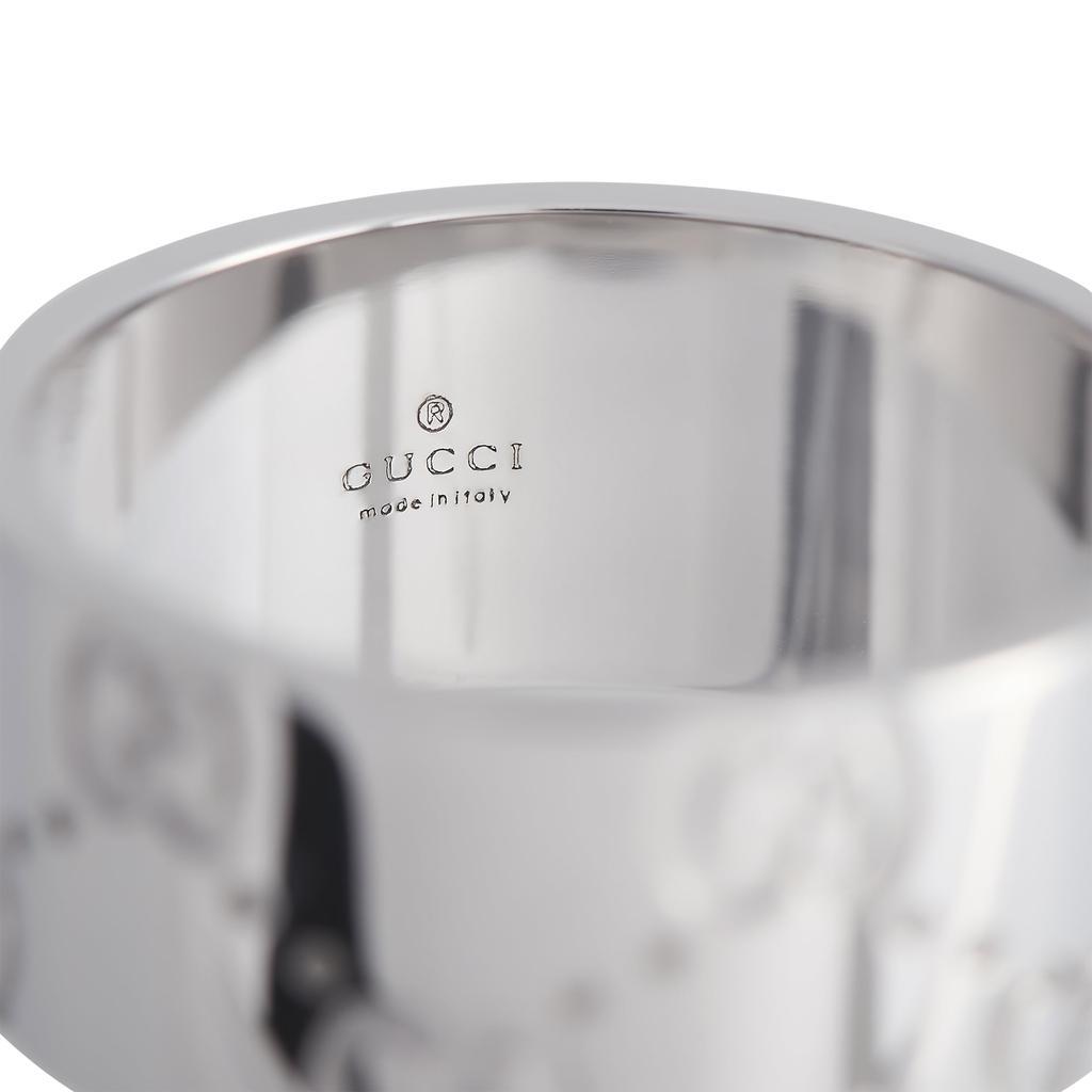 商品[二手商品] Gucci|Gucci Icon 18K White Gold Band Ring,价格¥7747,第6张图片详细描述
