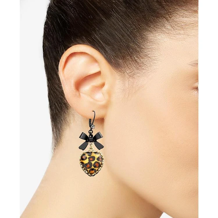商品Betsey Johnson|豹心蝴蝶结耳环,价格¥169,第2张图片详细描述