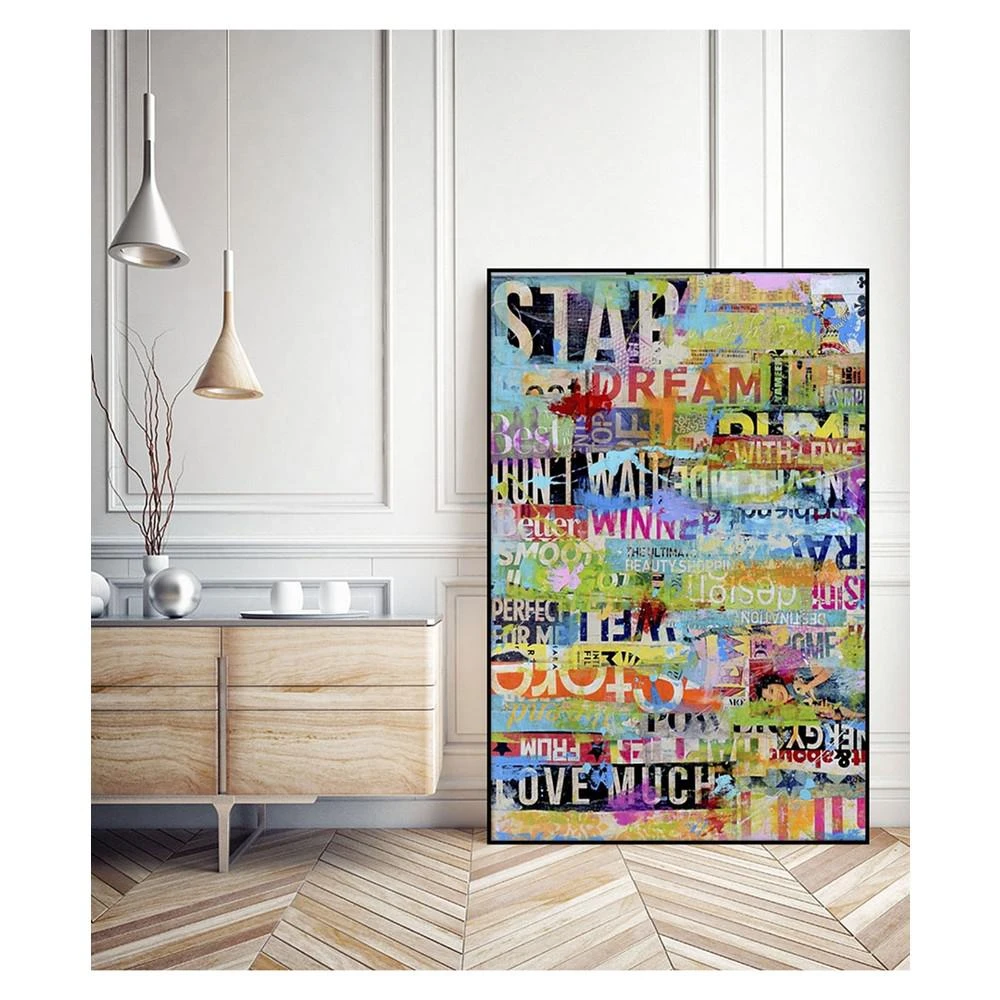 28" x 22" Metro Mix 33 I Art Block Framed Canvas 商品