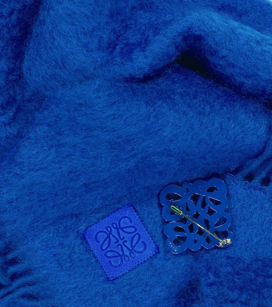 商品Loewe|Mohair and wool brooch scarf,价格¥3948,第6张图片详细描述