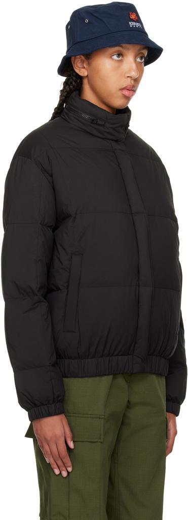 Black Kenzo Paris Down Boxy Puffer Jacket商品第2张图片规格展示