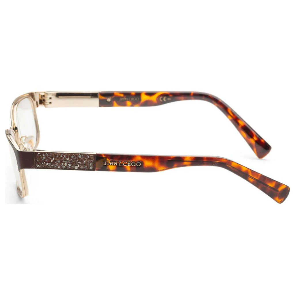 商品Jimmy Choo|Jimmy Choo Women's Brown Rectangular Opticals,价格¥596,第2张图片详细描述