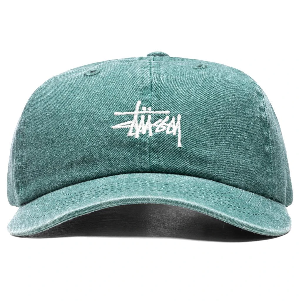 商品STUSSY|Stussy Washed Stock Low Pro Cap - Green,价格¥380,第1张图片