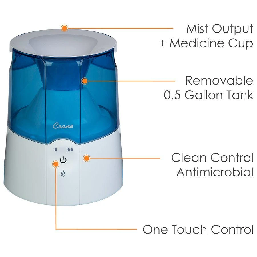 Warm Mist Tabletop Humidifier 0.5 Gallon 商品