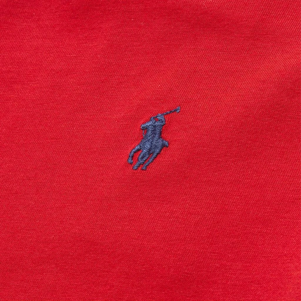 商品Ralph Lauren|Polo Ralph Lauren Girls' Short Sleeved Logo T-Shirt - Red,价格¥153,第3张图片详细描述