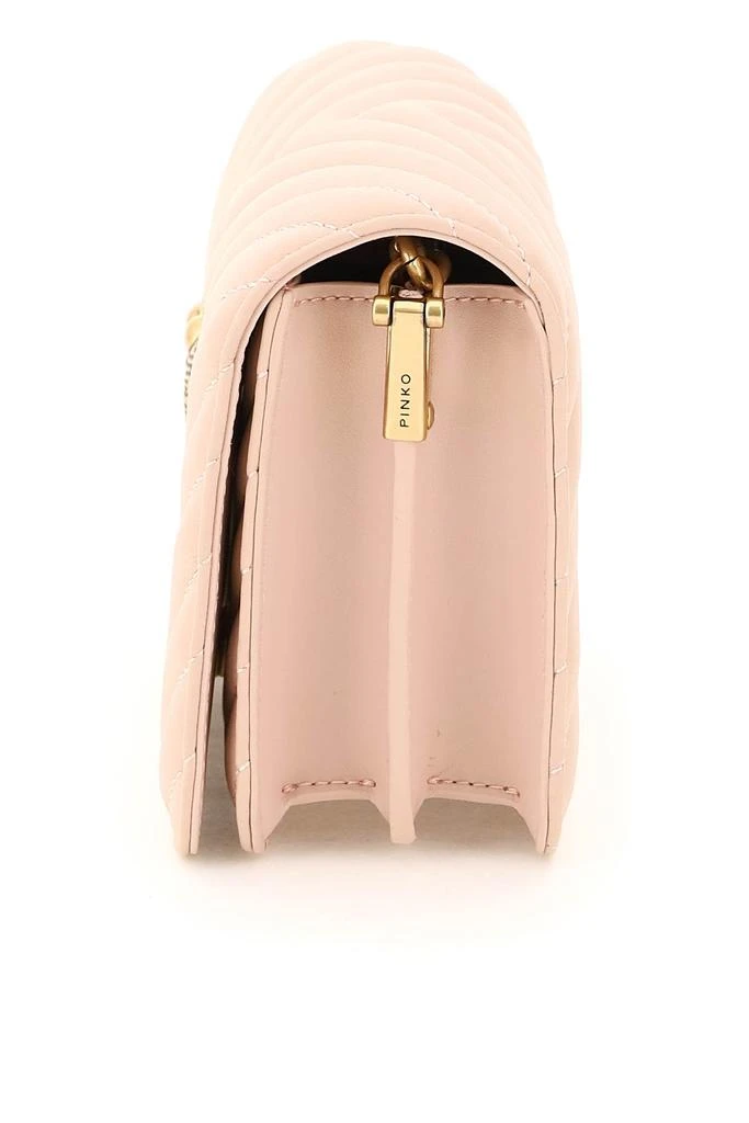 商品PINKO|Love Click V Quilt Mini Bag Pinko,价格¥1874,第3张图片详细描述