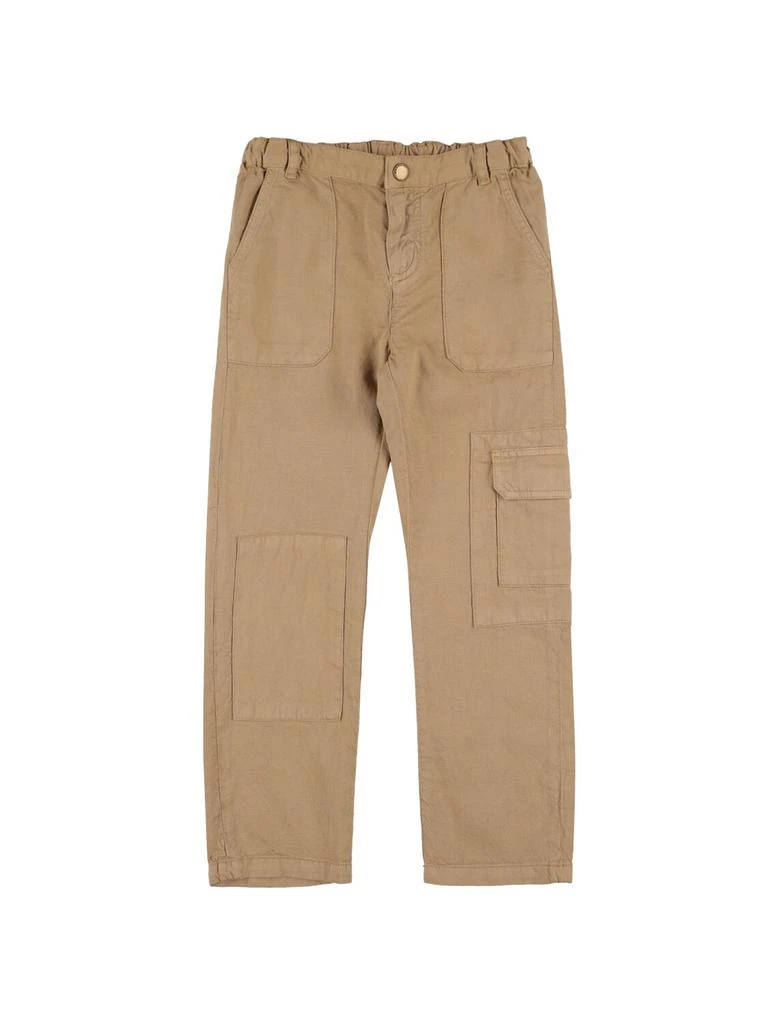 商品Bonpoint|Cotton Gabardine Cargo Pants,价格¥426,第1张图片