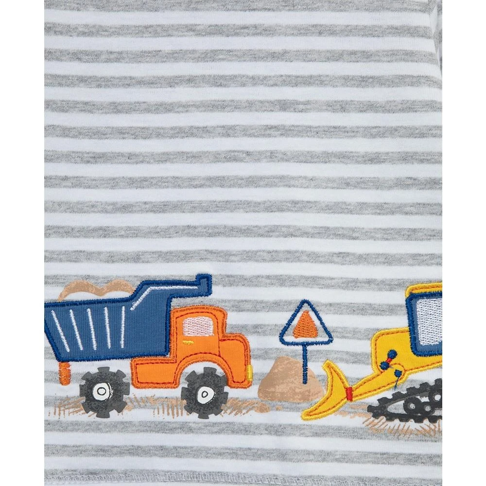 商品Little Me|Baby Boys Trucks Shirt, Jogger Pants and Socks, 3 Piece Set,价格¥209,第3张图片详细描述