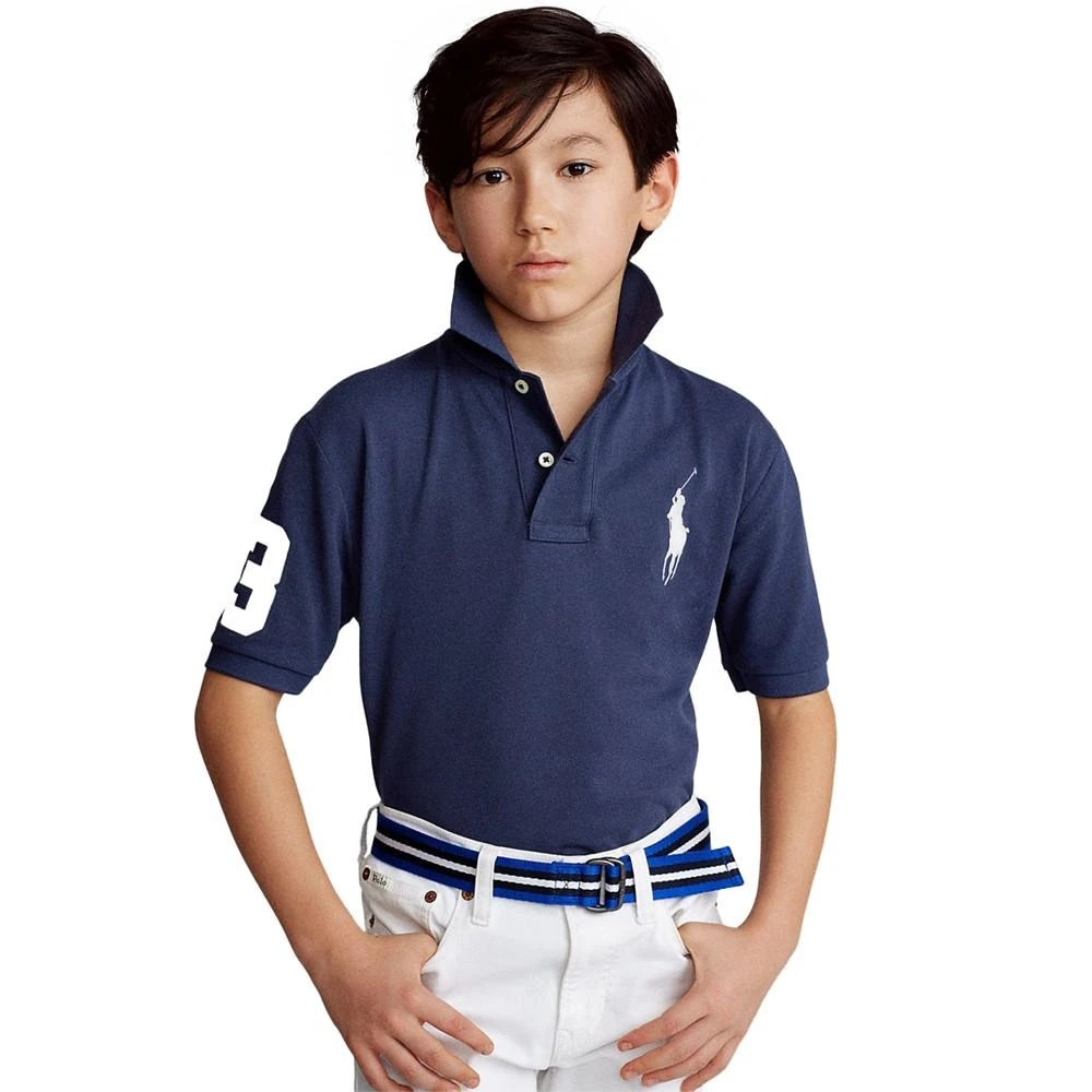 商品Ralph Lauren|大男孩网眼棉质Polo衫,价格¥412,第1张图片