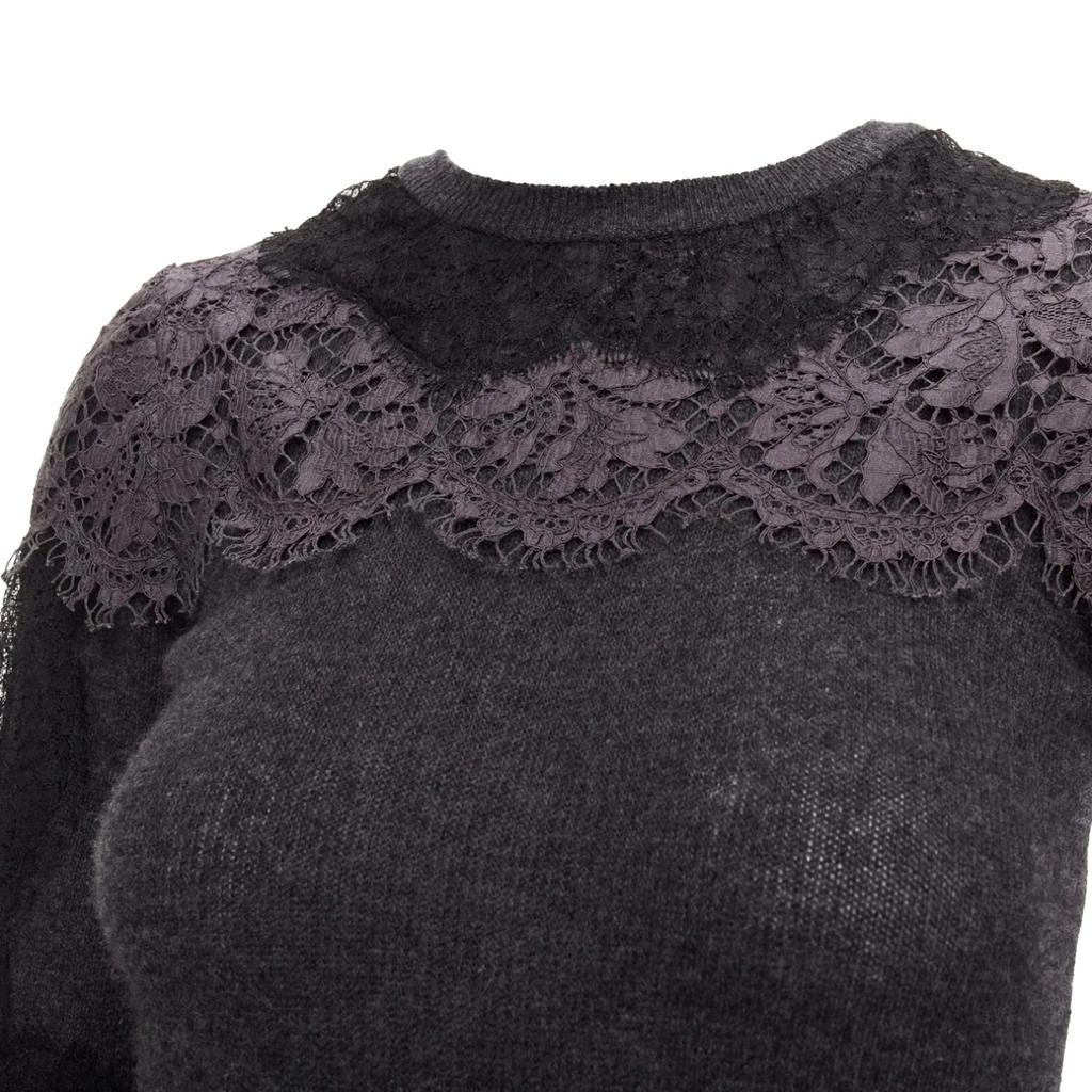 商品[二手商品] Valentino|Valentino lace virgin wool cashmere crew neck sweater,价格¥4656,第2张图片详细描述