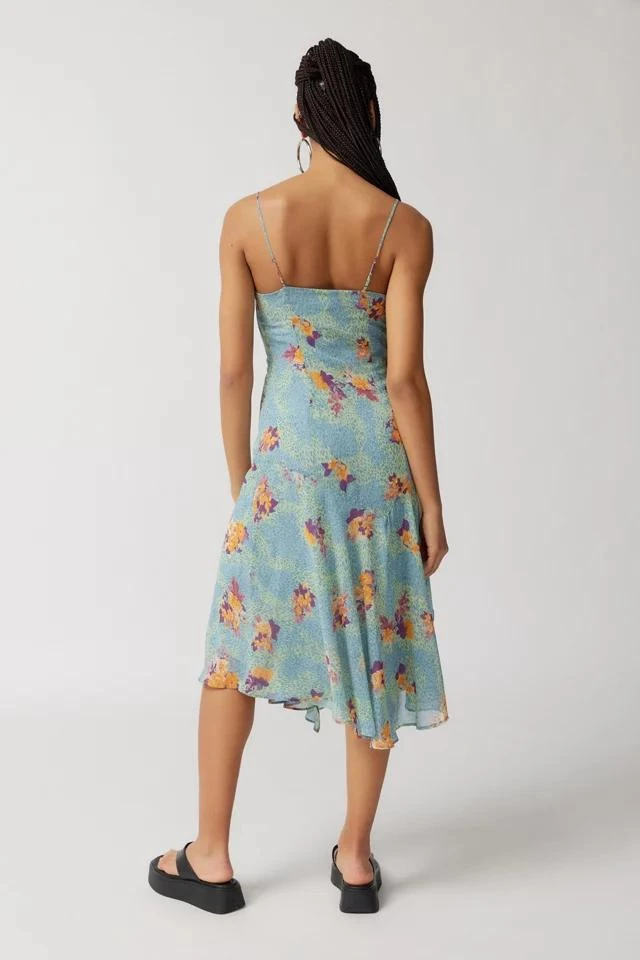 商品Urban Outfitters|UO Vickie Chiffon Midi Dress,价格¥191,第4张图片详细描述