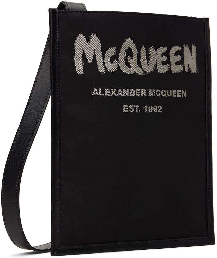 商品Alexander McQueen|Black Graffiti Pouch,价格¥1733,第2张图片详细描述