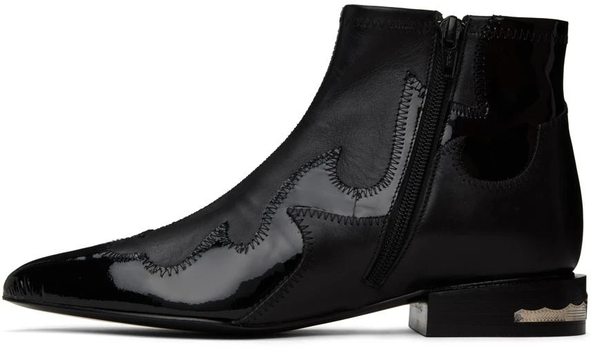 商品Toga Pulla|Black Paneled Boots,价格¥1952,第3张图片详细描述