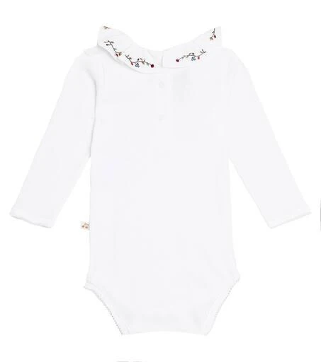 商品Bonpoint|x Khaite Baby Bird cotton bodysuit,价格¥1132,第2张图片详细描述