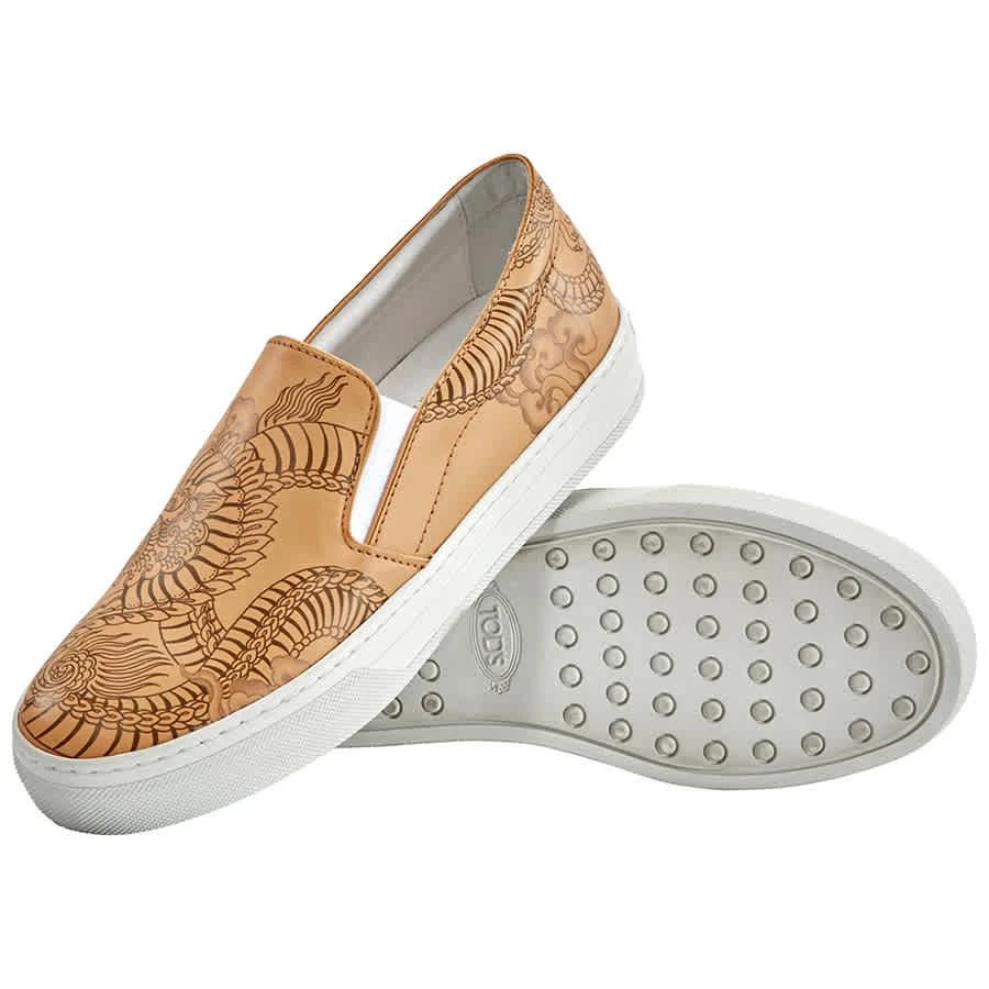 商品Tod's|Womens Slip-on Loafers in White,价格¥1179,第2张图片详细描述
