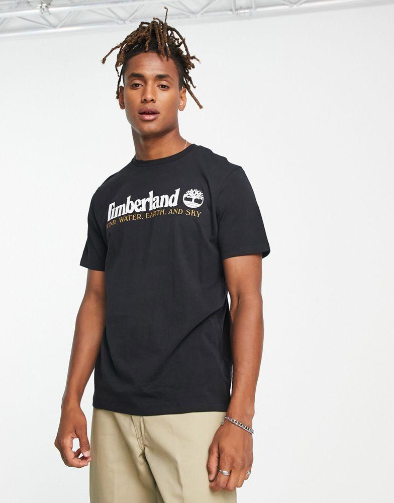 Timberland New Core front graphic t-shirt in black商品第4张图片规格展示