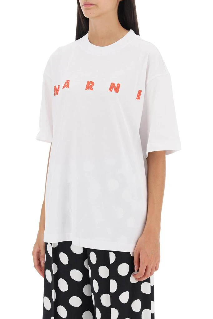 商品Marni|Marni logo print t-shirt,价格¥1245,第4张图片详细描述