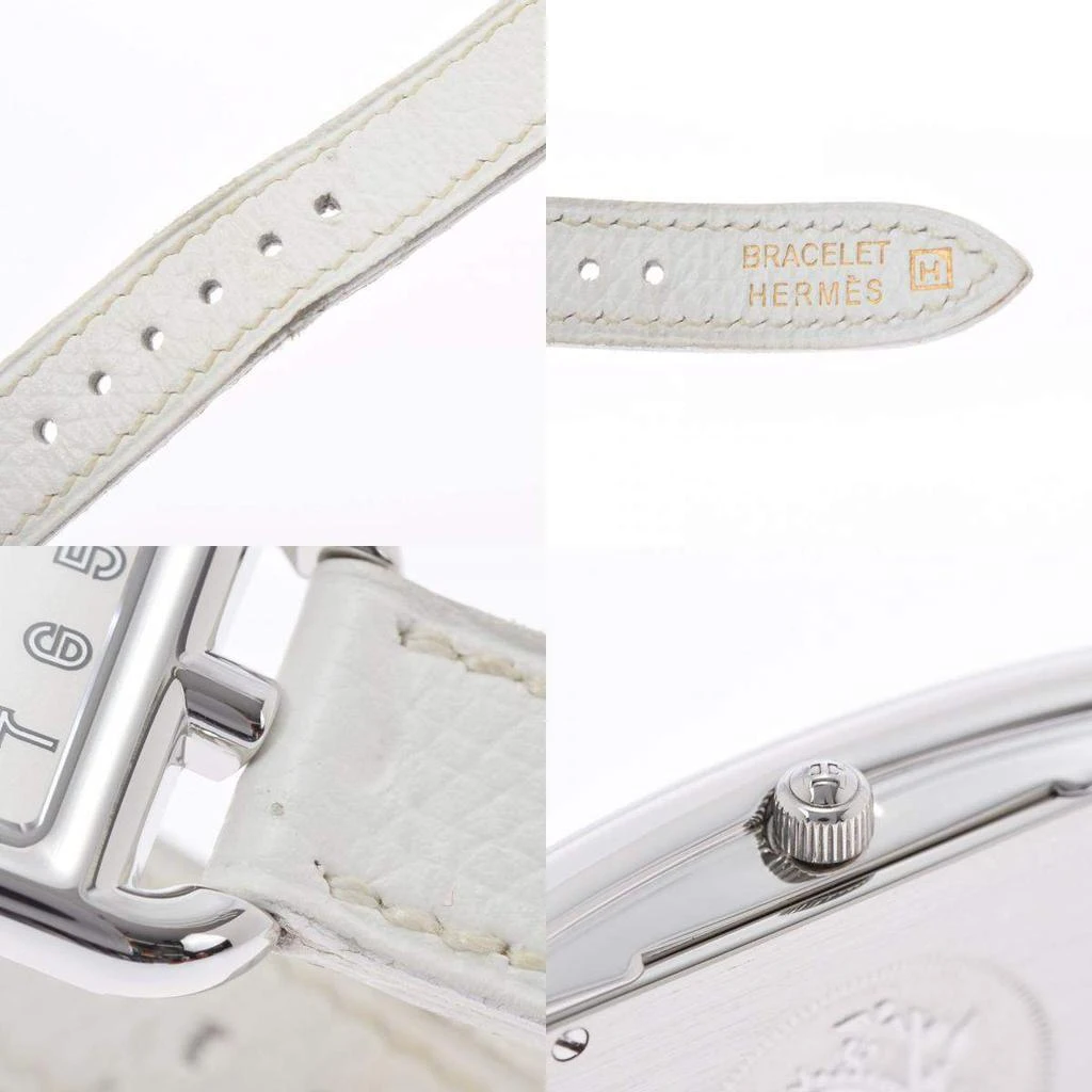 Hermes White Stainless Steel Cape Cod CC1.210 Quartz Women's Wristwatch 23 mm 商品