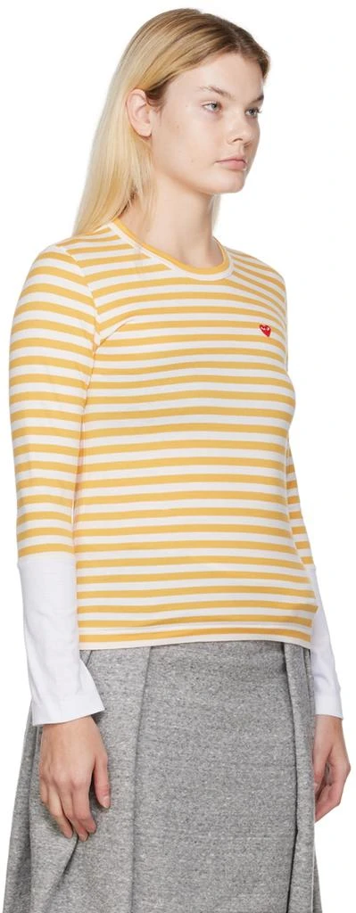 商品Comme des Garcons|Yellow Paneled T-Shirt,价格¥1045,第2张图片详细描述