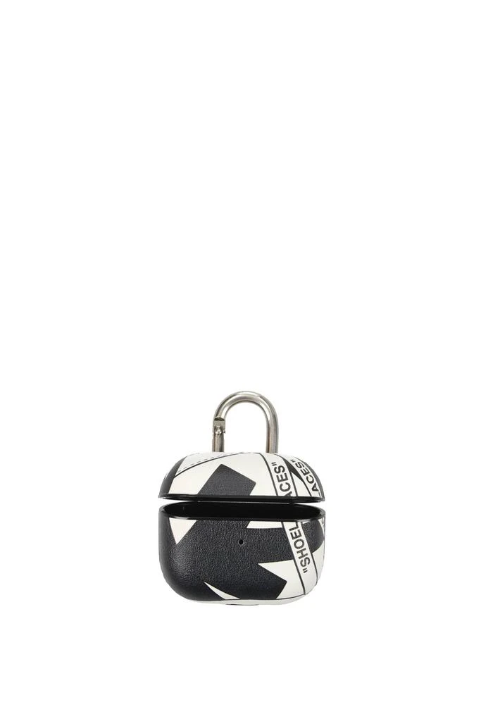 商品Off-White|Gift ideas airpods case Polycarbonate Black Off White,价格¥533,第1张图片