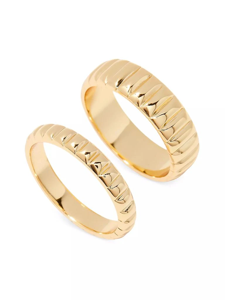 商品brook & york|Goldie 14K-Gold Vermeil Ring Set,价格¥830,第1张图片