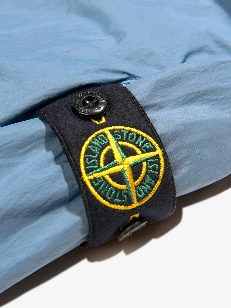 Stone Island Blue, Cream, Black, Green Boys Showerproof Hooded Zip Up Jacket 商品