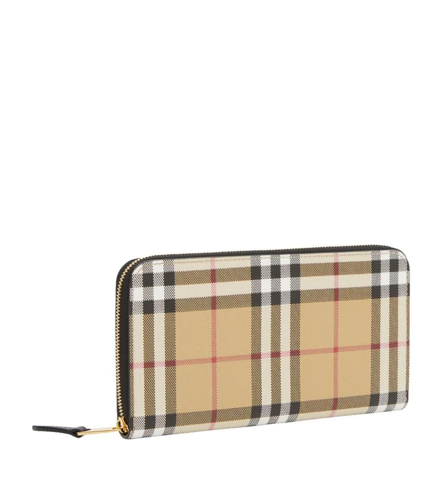 商品Burberry|Vintage Check Zip-Around Wallet,价格¥5057,第2张图片详细描述