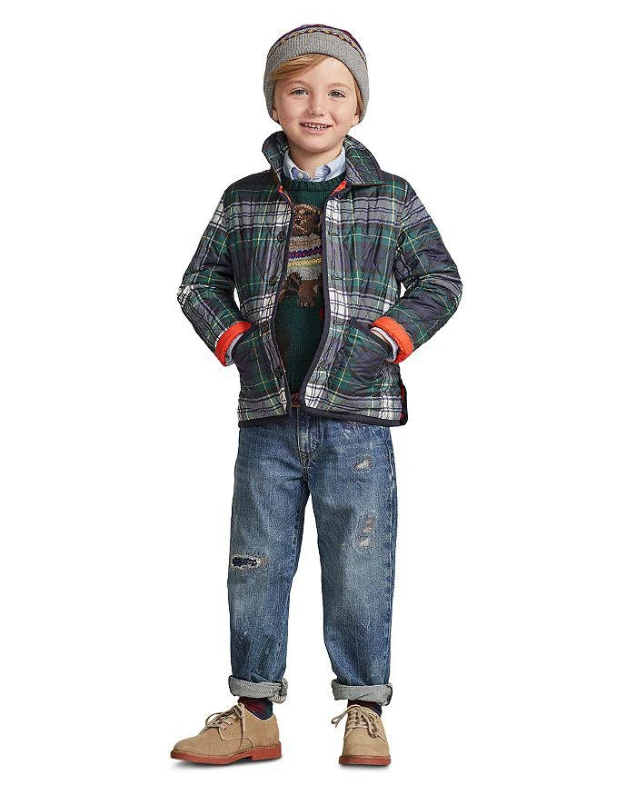 商品Ralph Lauren|Boys' Lynwood Relaxed Fit Distressed Jean - Little Kid,价格¥439,第3张图片详细描述