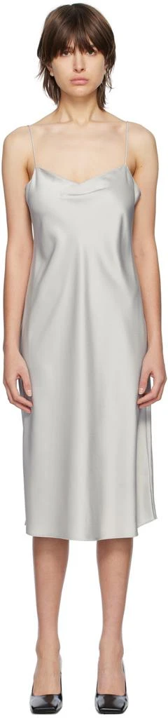 商品Theory|银色 Slip 连衣裙,价格¥1487,第1张图片