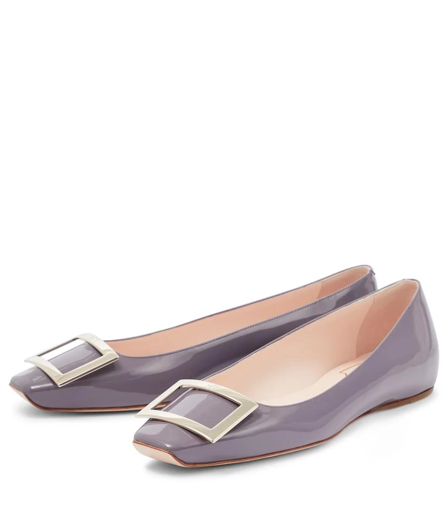 商品Roger Vivier|Trompette leather ballerinas,价格¥5405,第5张图片详细描述