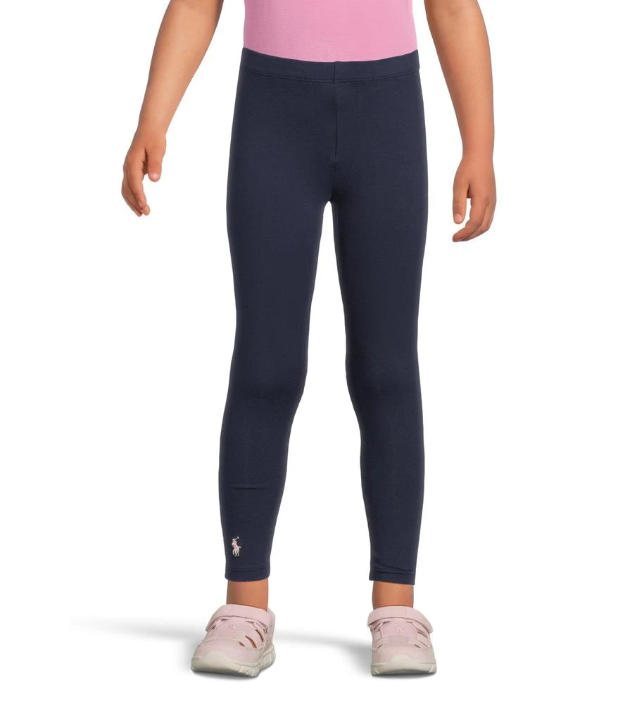 商品Ralph Lauren|Stretch Cotton Legging (Little Kids),价格¥279,第1张图片