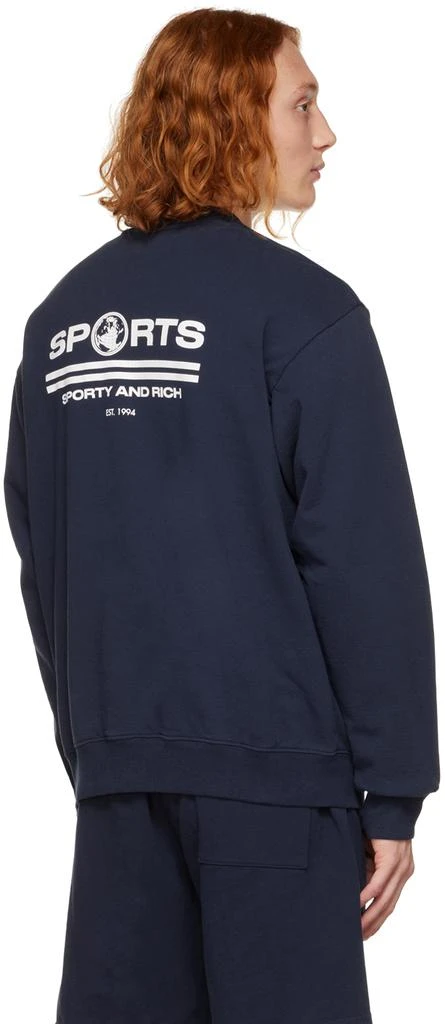 商品Sporty & Rich|Navy 'Sports' Sweatshirt,价格¥653,第3张图片详细描述