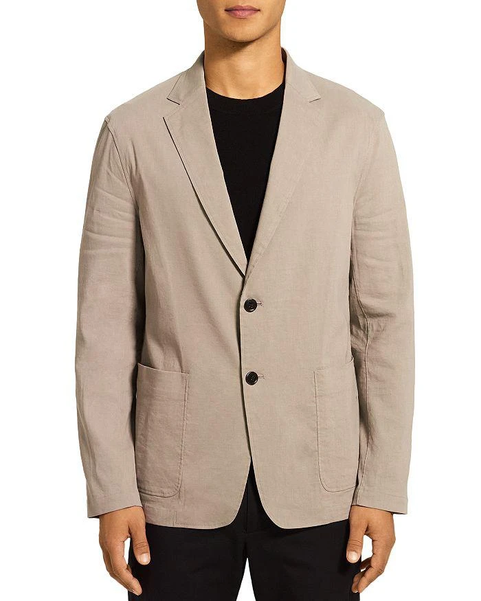 商品Theory|Clinton Eco Crunch Stretch Linen Slim Fit Blazer,价格¥990,第1张图片