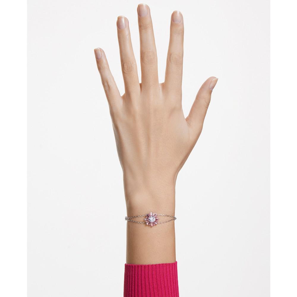 Silver-Tone Crystal Sunshine Bracelet商品第6张图片规格展示