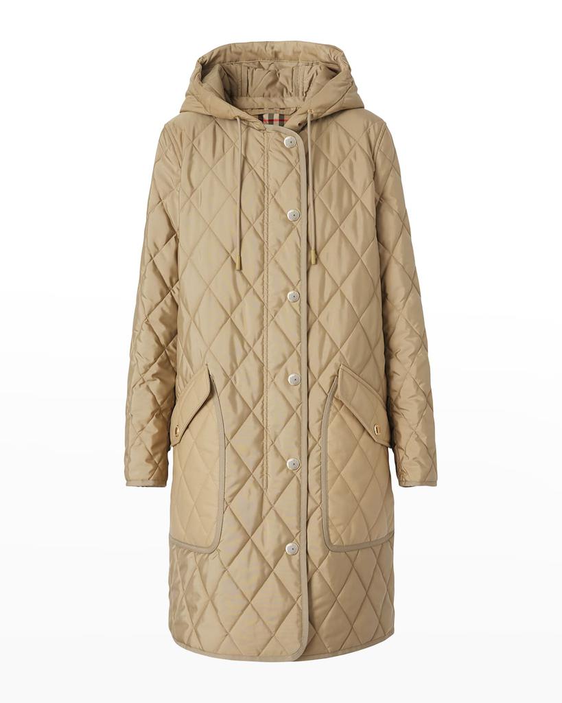 Roxby Quilted Mid-Length Coat商品第2张图片规格展示