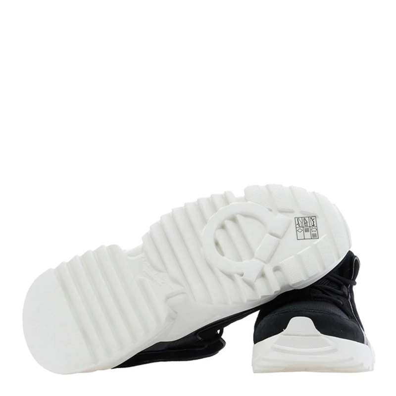SALVATORE FERRAGAMO 男士黑色牛皮运动鞋 02-C030-728362 商品