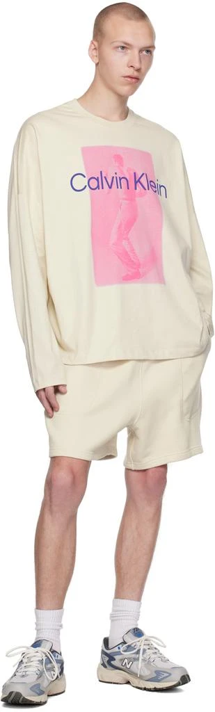 商品Calvin Klein|Off-White Ruins Long Sleeve T-Shirt,价格¥404,第4张图片详细描述