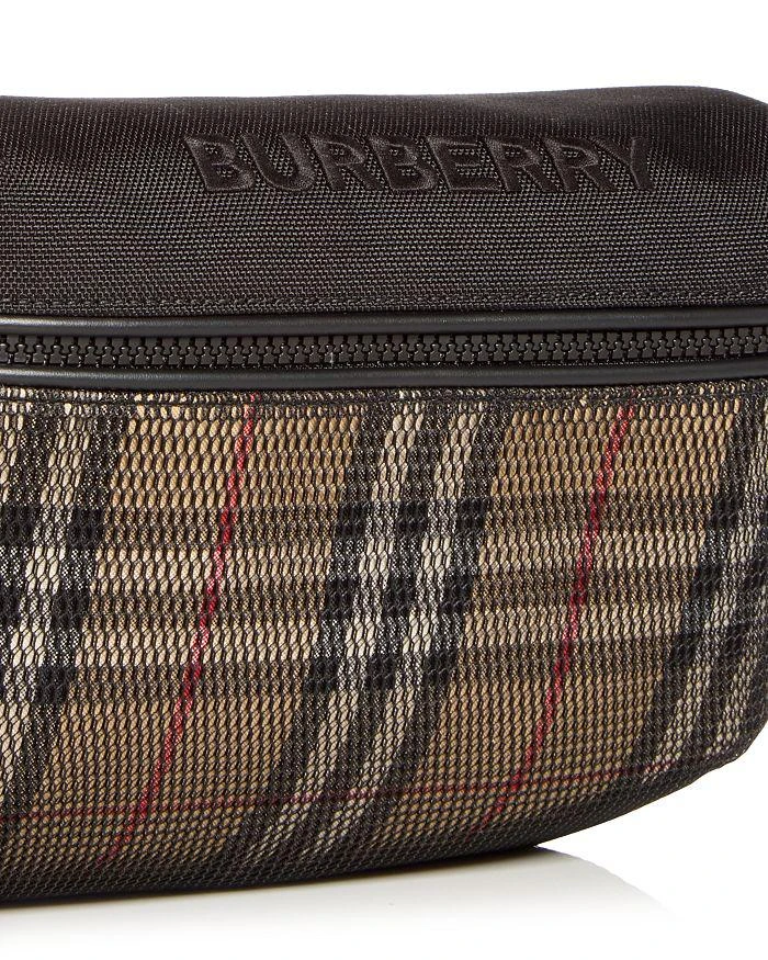 商品Burberry|Sonny Check & Mesh Belt Bag,价格¥6940,第4张图片详细描述