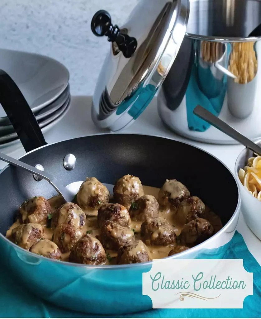 商品Farberware|Classic Series Stainless Steel 6-Qt. Saucepot & Lid,价格¥681,第5张图片详细描述